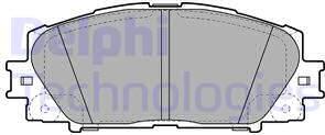 Delphi LP2006 - Set placute frana,frana disc parts5.com