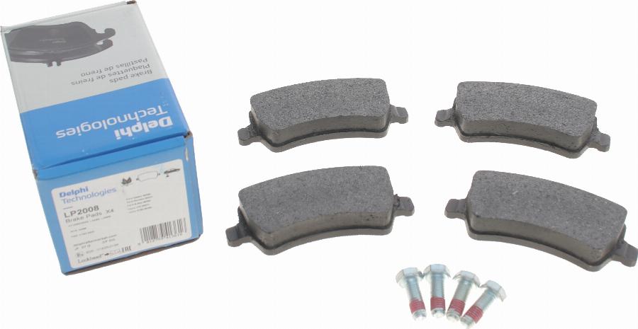 Delphi LP2008 - Set placute frana,frana disc parts5.com