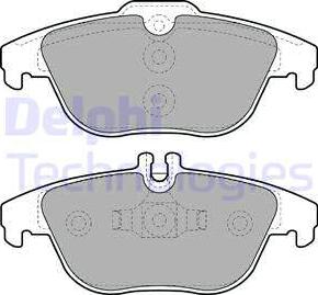 Delphi LP2029 - Komplet zavornih oblog, ploscne (kolutne) zavore parts5.com