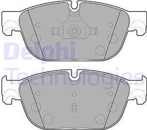 Delphi LP2198 - Brake Pad Set, disc brake parts5.com