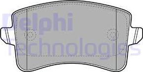 Delphi LP2106 - Brake Pad Set, disc brake parts5.com