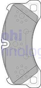 Delphi LP2117 - Комплект спирачно феродо, дискови спирачки parts5.com