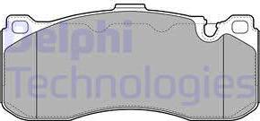 Delphi LP2131 - Brake Pad Set, disc brake parts5.com