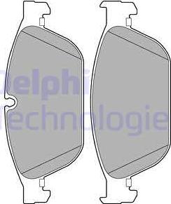 Delphi LP2292 - Fren balata seti, diskli fren parts5.com