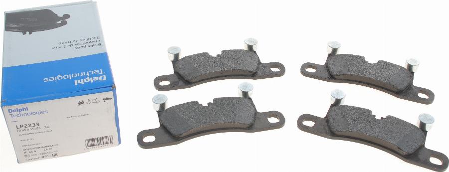 Delphi LP2233 - Brake Pad Set, disc brake parts5.com