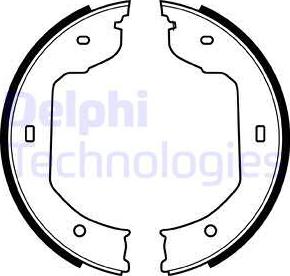 Delphi LS1920 - Brake Shoe Set parts5.com