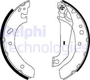 Delphi LS1783 - Piduriklotside komplekt parts5.com