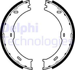 Delphi LS2018 - Komplet zavorne celjusti, rocna zavora parts5.com