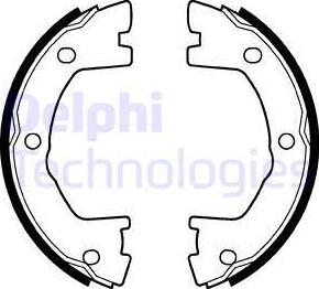 Delphi LS2115 - Garnitura zavorne celjusti parts5.com