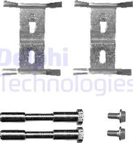 Delphi LX0449 - Set accesorii, placute frana parts5.com