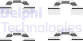 Delphi LX0430 - Set accesorii, placute frana parts5.com