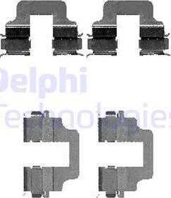 Delphi LX0473 - Tarvikesarja, jarrupala parts5.com