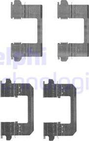 Delphi LX0530 - Set accesorii, placute frana parts5.com