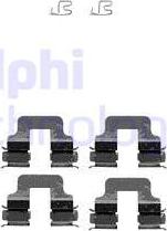 Delphi LX0342 - Kit de accesorios, pastillas de frenos parts5.com