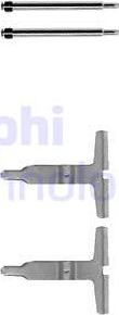 Delphi LX0312 - Set accesorii, placute frana parts5.com