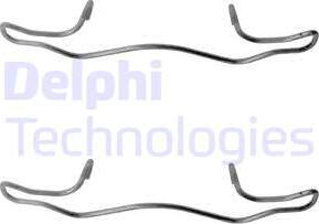 Delphi LX0326 - Kit d'accessoires, plaquette de frein à disque parts5.com