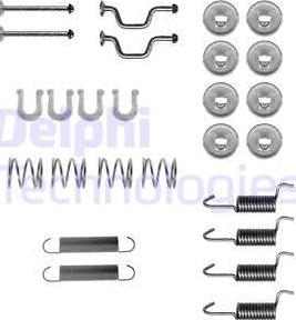 Delphi LY1408 - Komplet pribora, čeljusti parkirne kočnice parts5.com