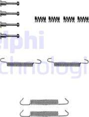 Delphi LY1042 - Kit d'accessoires, mâchoires de frein de stationnement parts5.com