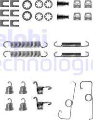 Delphi LY1053 - Zestaw dodatków, szczęki hamulcowe parts5.com