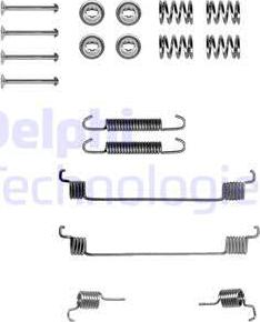 Delphi LY1061 - Sada příslušenství, brzdové čelisti parts5.com