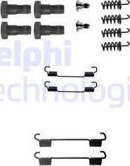 Delphi LY1198 - Комплект принадлежности, челюсти за ръчна спирачка parts5.com