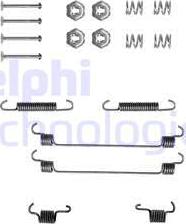 Delphi LY1112 - Lisakomplekt, Piduriklotsid parts5.com