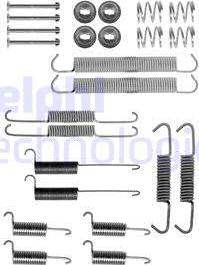 Delphi LY1136 - Sada příslušenství, brzdové čelisti parts5.com