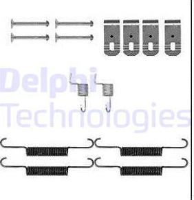 Delphi LY1399 - Aksesuar seti, El freni pabucu parts5.com