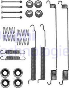 Delphi LY1354 - Set accesorii, sabot de frana parts5.com