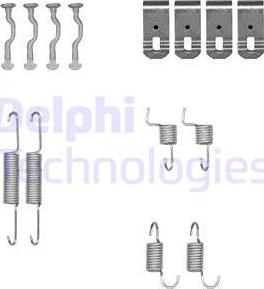 Delphi LY1351 - Σετ βοηθ. εξαρτημάτων, σιαγόνες χειρόφρενου parts5.com