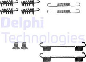 Delphi LY1360 - Kit d'accessoires, mâchoires de frein de stationnement parts5.com