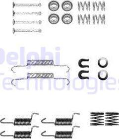 Delphi LY1367 - Juego de accesorios, zapatas de freno de estacionamiento parts5.com