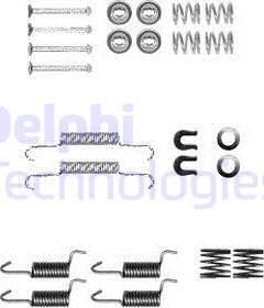 Delphi LY1367 - Set accesorii, saboti frana parcare parts5.com