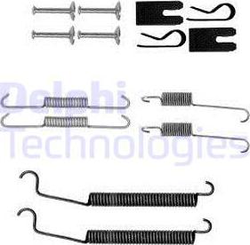 Delphi LY1383 - Kit d'accessoires, mâchoire de frein parts5.com