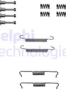 Delphi LY1330 - Set accesorii, saboti frana parcare parts5.com