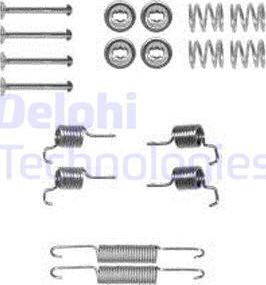 Delphi LY1372 - Aksesuar seti, El freni pabucu parts5.com