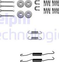 Delphi LY1262 - Σετ βοηθ. εξαρτημάτων, σιαγόνες φρένου parts5.com