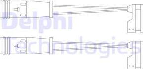 Delphi LZ0190 - Opozorilni kontakt, obraba zavorne obloge parts5.com