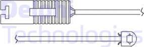 Delphi LZ0119 - Warning Contact, brake pad wear parts5.com