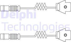 Delphi LZ0111 - Warning Contact, brake pad wear parts5.com