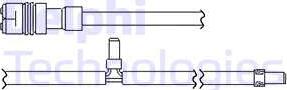 Delphi LZ0286 - Contact d'avertissement, usure des plaquettes de frein parts5.com