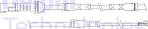 Delphi LZ0239 - Warnkontakt, Bremsbelagverschleiß parts5.com