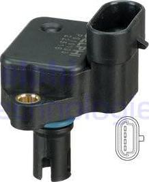 Delphi PS10133 - Sensor, presión colector de admisión parts5.com