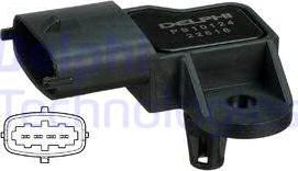 Delphi PS10124 - Sensor, intake manifold pressure parts5.com