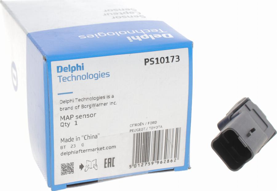 Delphi PS10173 - Érzékelő, szívócső nyomás parts5.com