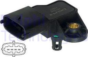 Delphi PS10206 - Air Pressure Sensor, height adaptation parts5.com