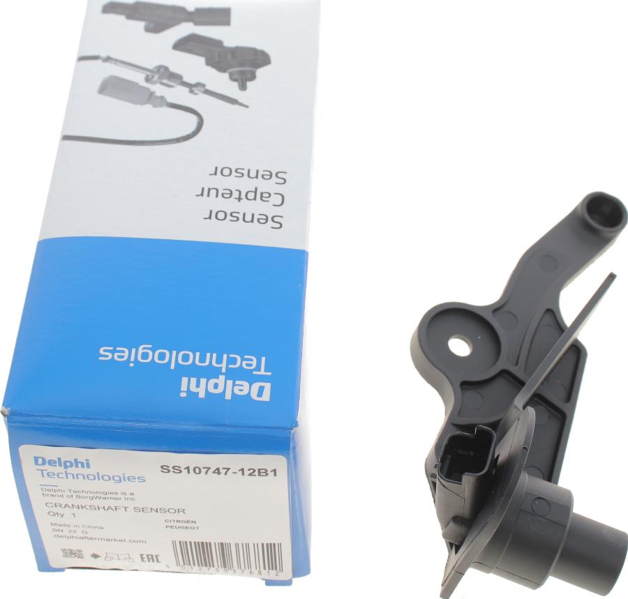 Delphi SS10747-12B1 - Sensor, crankshaft pulse parts5.com