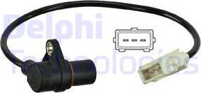 Delphi SS11020 - Sensor, crankshaft pulse parts5.com