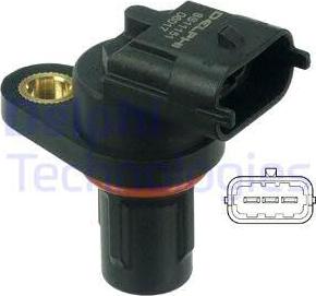 Delphi SS11151 - Sensor, Nockenwellenposition parts5.com