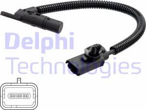 Delphi SS11345 - Sensor, Nockenwellenposition parts5.com